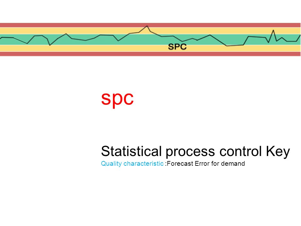 spc+Statistical+process+control+Key+Quality+characteristic+-Forecast+Error+for+demand